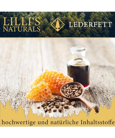 Lillis Naturals Leather Grease with Lanolin - Colorless 200ml for Shoes Saddles Jackets & Belts - Premium Leather Care - Buy Online on GoSupps.com