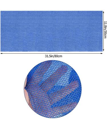 African Exfoliating Net Set - 4 Pcs 31.5 Inch Long Body Sponges for Shower Bathing - Multicolor 1 - Buy Online on GoSupps.com