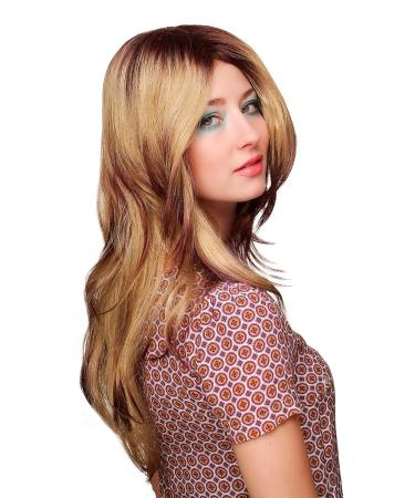 Buy WIG ME UP Sexy Brown Dark Blonde Layered Wig - 65 cm Long Middle Parting | WL-2330-YP4/273 | International Shipping Available - Buy Online on GoSupps.com