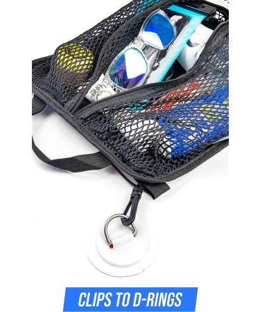 SUP-NOW Paddleboard Deck Bag with Waterproof Phone Case Black Trim w/ Bungee & 4 Clips - Buy Online on GoSupps.com