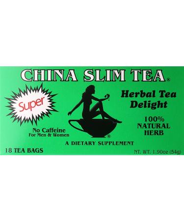 China Slim Tea Super Slim Dieter's Delight All Natural 18 Tea Bags by China Slim Tea - Buy Online on GoSupps.com