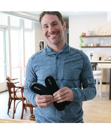 Shoe Lifts for Men & Women | Cushioned Heel Inserts & Arch Support Insoles | 2.75" Height | Breathable & Comfortable Black Lifts - Buy Online on GoSupps.com
