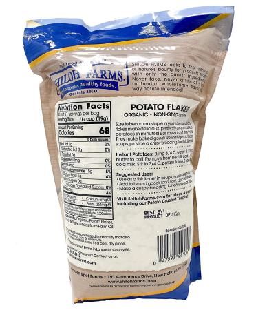Shiloh Farms Organic Potato Flakes 12 oz - 2 Pack | Non GMO Kosher | Product of USA - Buy Online on GoSupps.com