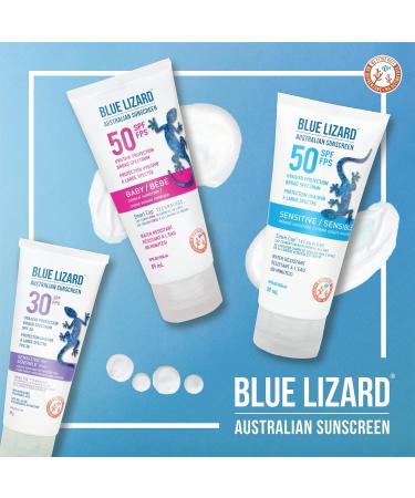 BLUE LIZARD SPF 50 Kids Duo Mineral-Based Sunscreen for Toddlers and Children Non-Greasy Sunscreen for Kids Paraben-Free Sunscreen Stick for Kids 2 Count 89ml Tube and 14g Stick - Buy Online on GoSupps.com