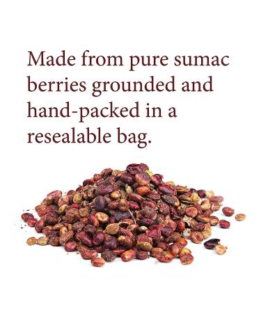 The Spice Way 100% Pure Sumac Seasoning Powder - 8 oz Resealable Bag | Non-GMO, No Salt, No Irradiation | Premium Sumak Spice - Buy Online on GoSupps.com