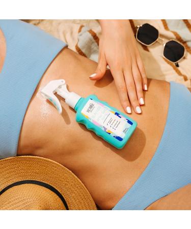 Victoria Beauty Sun Kiss Aloe Vera After Sun Face & Body Spray - Cooling Spray Face & Body Moisturiser with Hyaluronic Acid and Panthenol for Rapid Sunburn Relief 200ml - Buy Online on GoSupps.com