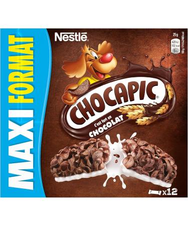  Nestl Nestl CHOCAPIC Cereal Bars - 12 bars of 25g - 300g - Buy Online on GoSupps.com