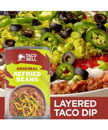 Taco Bell Fat Free Refried Beans - 16oz Can | Buy Online - Buy Online on GoSupps.com
