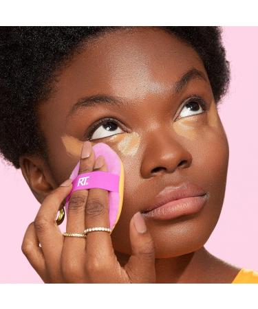 Real Techniques Miracle 2-In-1 Powder Puff + Travel Case Dual-Sided Makeup Blending Puff Elastic Band Precision Makeup Sponge and Powder Puff For Liquid Cream and Powders Travel Case 2 Count 1/Miracle 2-In-1 Powder Puff + Case - Buy Online on GoSupps.com