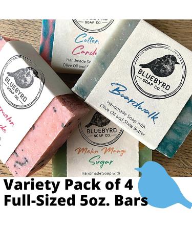 BLUEBYRD Soap Co. Natural Kids Soap Bars Variety Pack - Set of 4 | Made in USA with Organic Ingredients | Children's Body Wash Bar for Teens & Kids - Buy Online on GoSupps.com