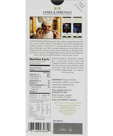 Chocolate Bar Exc Ints Mint (Pack of 12) - Buy Online on GoSupps.com