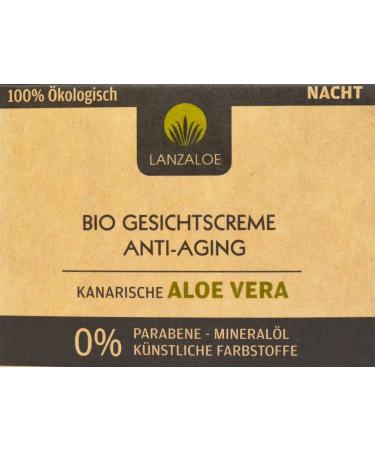 Lanzaloe Bio-anti Ageing Aloe Vera Face Cream (Night) 50 ml - Buy Online on GoSupps.com