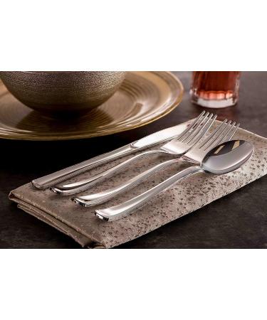 400 Piece Plastic Silverware Set - Disposable Cutlery Flatware - Heavy Duty Party Bulk Pack - 200 Forks, 100 Spoons, 100 Knives - Buy Online on GoSupps.com