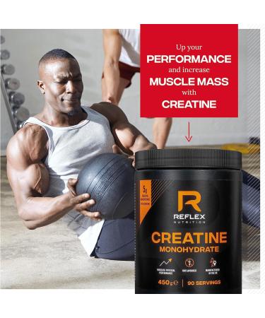 Reflex Nutrition Creatine Monohydrate 100 Percent Creatine Monohydrate 450g - Buy Online on GoSupps.com