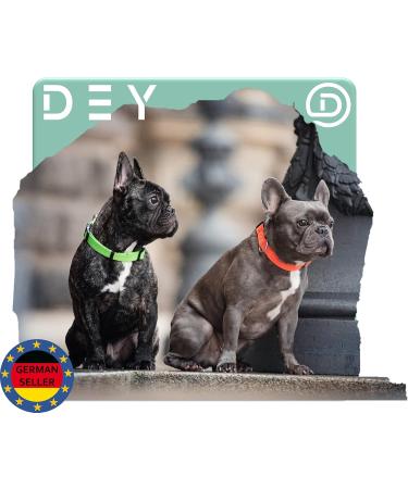 Dey Premium Nylon Dog Collar - Adjustable for Small & Large Dogs | Multiple Colors & Sizes | Dog Cat & Puppy Neck Bands | Lila L - 2.5 x 45-68 cm Purple - Buy Online on GoSupps.com