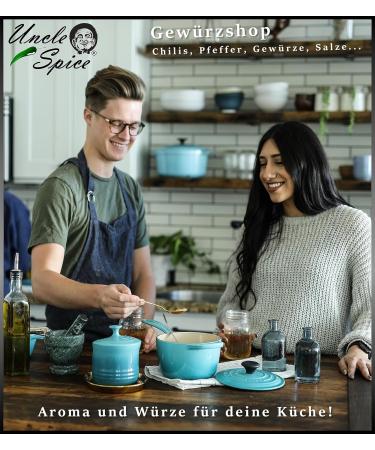 Uncle Spice Bio Curry Spice Mix 250g - Authentic Madras Curry Powder Premium Quality No Additives - De- KO-005 - Perfect for Sauces & Currywurst - Buy Online on GoSupps.com