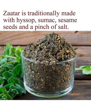 Authentic Zaatar with Hyssop Spice Blend - 2 oz | No Thyme | Sumac | No Additives - Buy Online on GoSupps.com