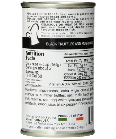 Urbani Truffles Truffle Thrills Black Truffles & Mushrooms 6.4 oz Can - Buy Online on GoSupps.com