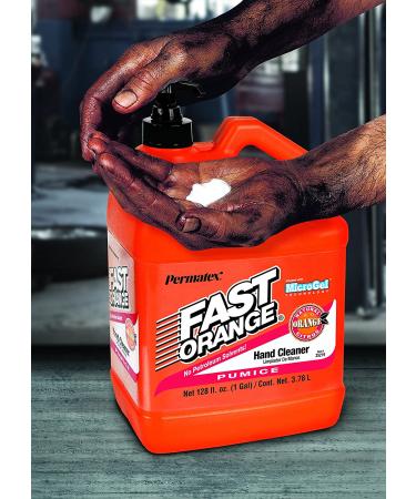 Permatex 25219 Fast Orange Pumice Lotion Hand Cleaner 1 Gallon with Pump - Buy Online on GoSupps.com