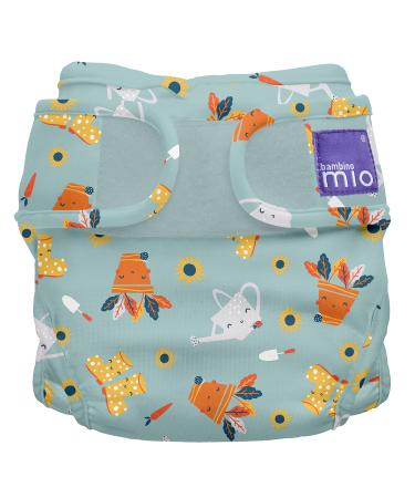 Bambino Mio Mioduo cloth diaper cover Little Gardeners size 2 (9Kg+)