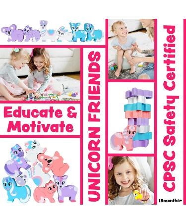 Lil ADVENTS Potty Training Advent Game | Wood Block Toys & Reward Chart | Unicorn Friends | As Seen On Shark Tank - Buy Online on GoSupps.com