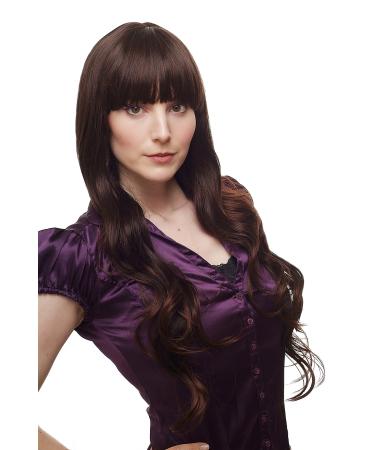 Wig Me Up - H9106L -2T33 Insanely beautiful & fashionable women's wig wing sexy pony wavy dark brown mixture brown.