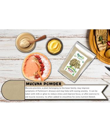 Rani Organic Mucuna Powder (Kaunch Powder) 7oz (200g) All Natural | No Color | Gluten Friendly | Vegan | Non-GMO | Kosher | No Salt or fillers | Indian Origin | USDA Organic Certified ORGANIC (BAG) 7 Ounce (Pack of 1) - Buy Online on GoSupps.com