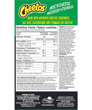 Cheetos Mac N Cheese Cheesy Jalape o Pasta With Sauce Multi-Pack 164 g (Pack of 12) Jalapeno 164 g (Pack of 12) - Buy Online on GoSupps.com