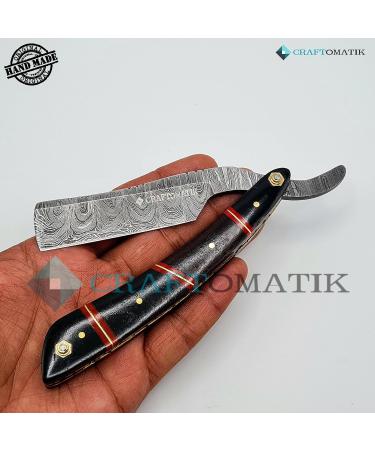 Razor Damascus Steel Men's Gift Set | Handmade Barber Razor DBR56 | Premium Quality for the Perfect Gift - Buy Online on GoSupps.com
