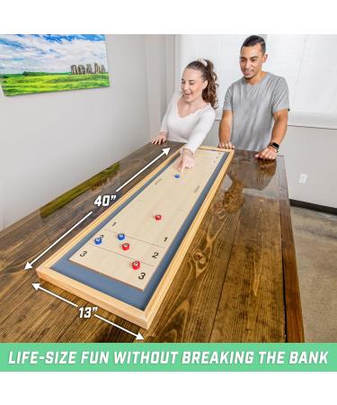 GoSports Shuffleboard and Curling 2 in 1 Board Games | Fun Indoor Family Game - Buy Online on GoSupps.com