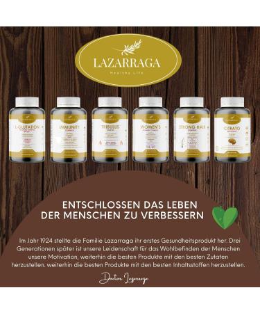 Lazarraga Menopause Capsules | 180 Vegetarian Capsules for Hormone Balance Mood Support & Bloating Relief | 3-Month Treatment for Hair Loss in Women - Buy Online on GoSupps.com