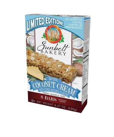 Sunbelt Bakery Coconut Cream Chewy Granola Bars - 8 Bars x 4 Pack | Coconut Flavor - Buy Online on GoSupps.com