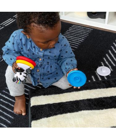 Baby Einstein Stack & Wobble Zen BPA-Free Bite Ring Toy | Cause & Effect Learning for Toddlers (3+ Months) - Buy Online on GoSupps.com