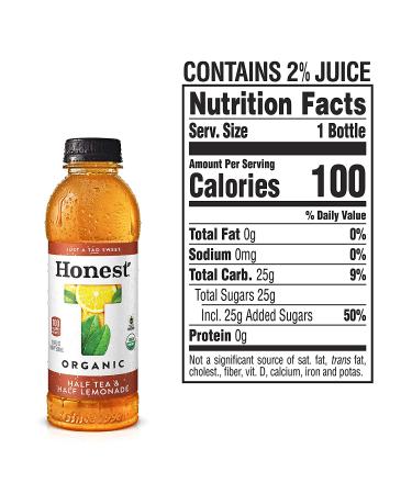 Honest Tea Variety Pack - Honey Green, Peach Oolong, Half & Half - 16.9 Fl Ounce Bottles (12 Pack) - Buy Online on GoSupps.com