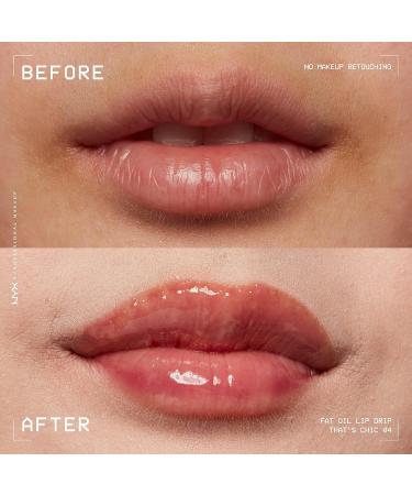 NYX Professional Makeup Fat Oil Lip Drip - Moisturizing Gloss Intensive Shine & 12-Hour Care Color: That's Chic 2 Pack (4.8 ml) - Buy Online on GoSupps.com
