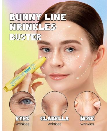 CHASIN' RABBITS Bunny Line Smoother Eye Cream Roller - Vegan Korean Skin Care | Surgical Steel Ball Stick | Eye Roller for Wrinkles, Dark Circles & Bags (0.5oz) - Buy Online on GoSupps.com