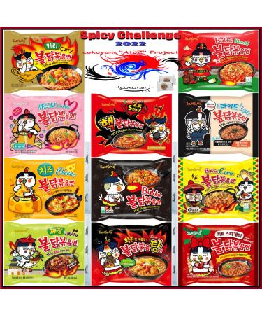 Samyang Spicy Hot Chicken 11 Flavors Combo - Buldak Ramen 11 Packs