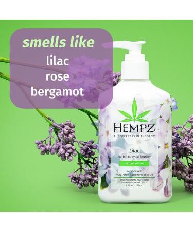 Hempz NEW Limited Edition Lilac Lotion Hydrating Body Moisturizer for Body Hands and Feet 8.5 oz. - Buy Online on GoSupps.com