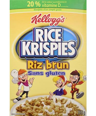 Kellogg's Gluten Free Rice Krispies Cereal - Whole Grain Brown Rice - Buy Online on GoSupps.com