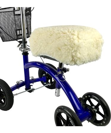 KneeRover Deluxe Sheepette Knee Walker Kneepad Cover - Thick Comfortable Padding - Buy Online on GoSupps.com