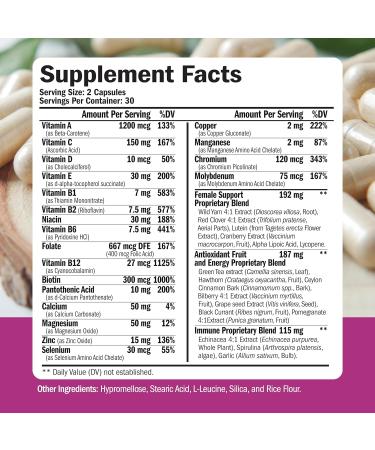 Glucosamine Chondroitin Turmeric + Multivitamin for Women 2-Bottle Supplement Bundle for Her. Healthy Immune Response Joint Support Antioxidant Properties - Buy Online on GoSupps.com