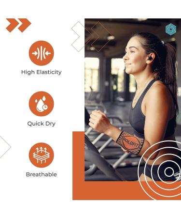 Boldfit Wrist Sleeves for Men & Women - Premium Gym Wrist Wraps for Hand Grip & Support - Black Medium - Buy Online on GoSupps.com