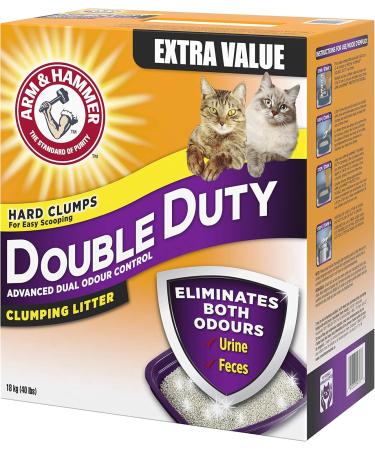 ARM & HAMMER Double Duty Cat Litter Advanced Dual Odour Control 18-kg - Buy Online on GoSupps.com