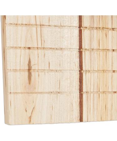 Relaxdays Slanted Bat Box Nesting Habitat | Untreated Solid Wood Shelter | 34x22.5x13 cm | Natural - Buy Online on GoSupps.com