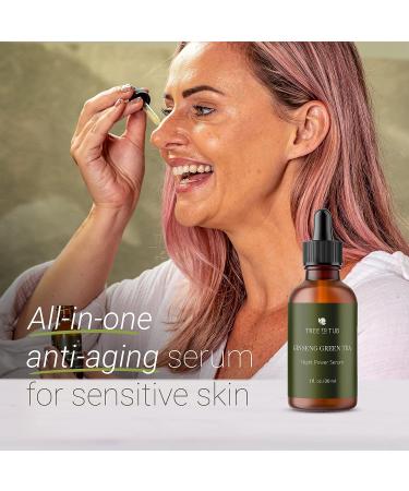 Tree To Tub Anti Aging Retinol Vitamin C Hyaluronic Acid Serum 1.01 Fl Oz - Hydrating Night Serum for Face, Women & Men - Dry, Sensitive Skin Formula with Vitamin E & Glycolic Acid - Buy Online on GoSupps.com