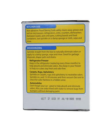 Royal Baking Soda 16oz (Pack of 24) - Bulk Baking Soda for Baking and Cleaning - Buy Online on GoSupps.com