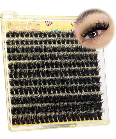 ALICE Fluffy Volume Lash Clusters Natural Lash Extensions DIY Eyelash Extensions 220Pcs 3D Wispy Individual Lashes(10-16mm 0.05D D Curl) A - 3D Wispy - Buy Online on GoSupps.com