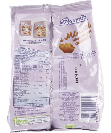  Bauli Bauli Mini apricot croissants 75 g set of 9 (9 x 75 g) - Buy Online on GoSupps.com