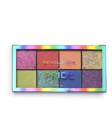 Makeup Revolution Spirit of Pride Eyeshadow Palette - 8 Shades 20g | Shop Internationally - Buy Online on GoSupps.com
