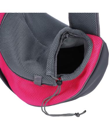 Breathable Pink Dog Carrier Bag for Small Pets | Mesh Sling with Belly Pocket for Dogs & Cats Up to 5.5kg - Buy Online on GoSupps.com